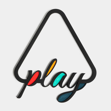 Play | Ahşap Dekoratif Tablo