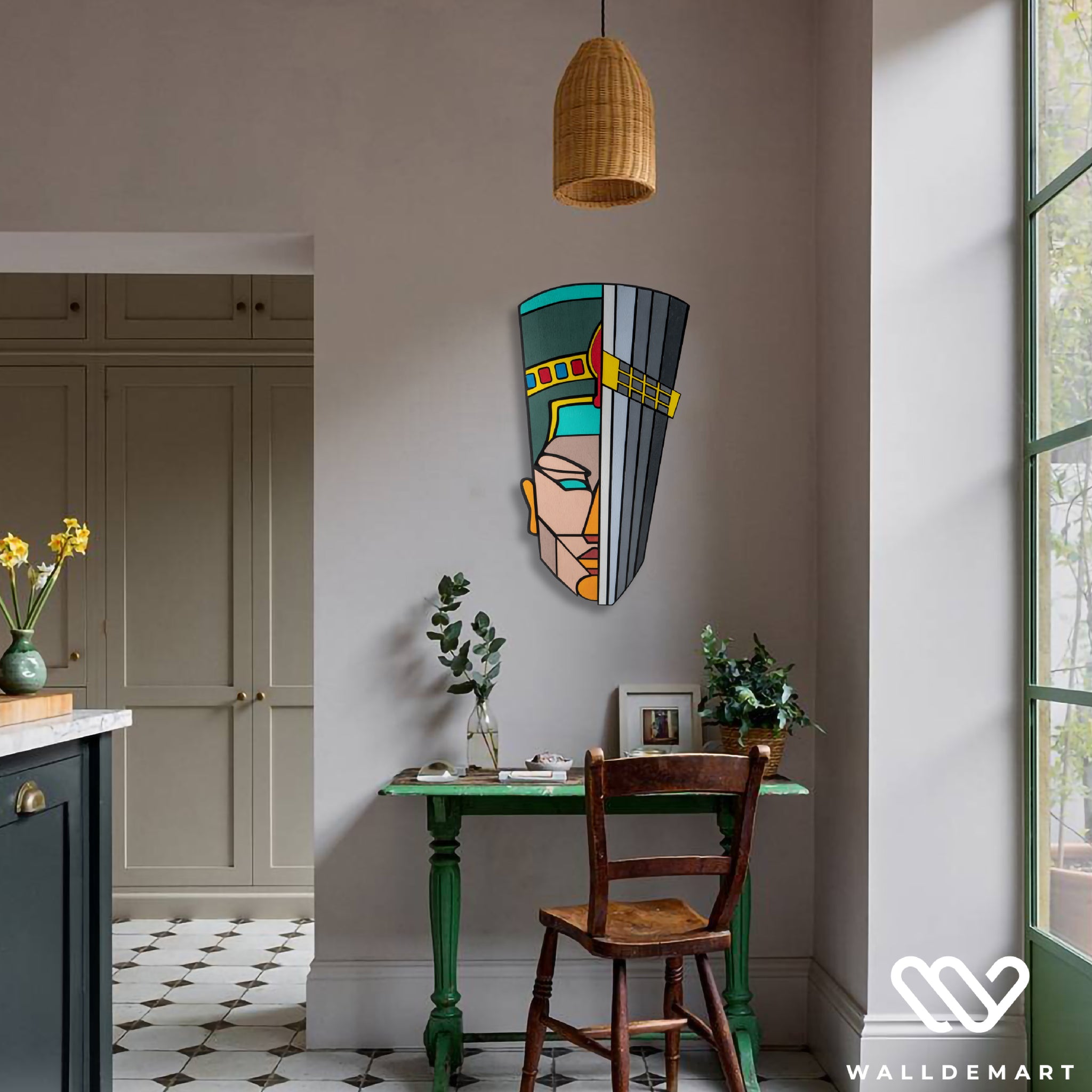 Nefertiti | Ahşap Dekoratif Tablo